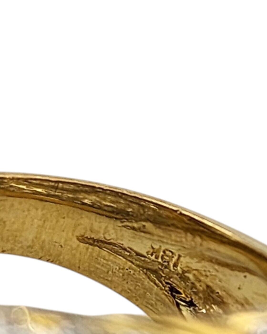 Gorgeous Large 18k Yellow Gold Cocktail 2.55 Carats Diamond Ring
