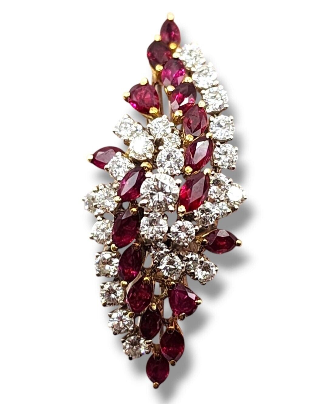 18K White Gold Ring & Diamond 2.86 Carats
