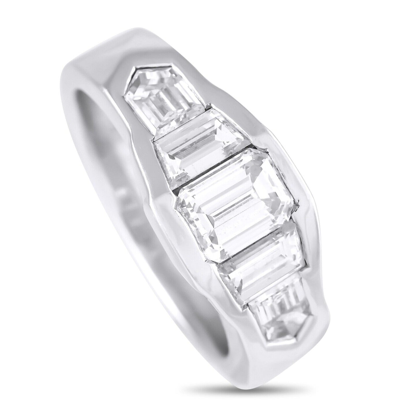 Delicate 18K White Gold 2.75ct Diamond Ring