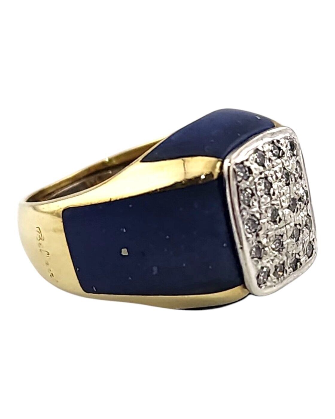 Bellarri 18k Yellow & White Gold Enameled Diamond Ring - 0.20ct. tw. Diamond