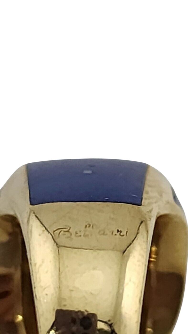 Bellarri 18k Yellow & White Gold Enameled Diamond Ring - 0.20ct. tw. Diamond