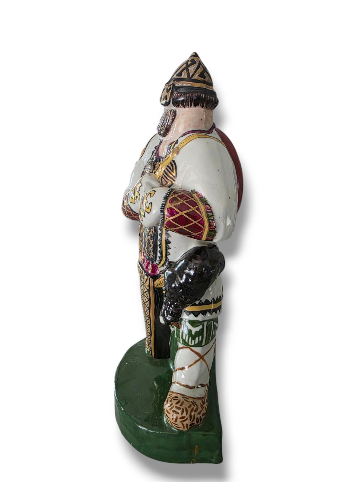 Rare Antique Soviet Porcelain Figures Bogatyr Hero USSR Russian Ukraine