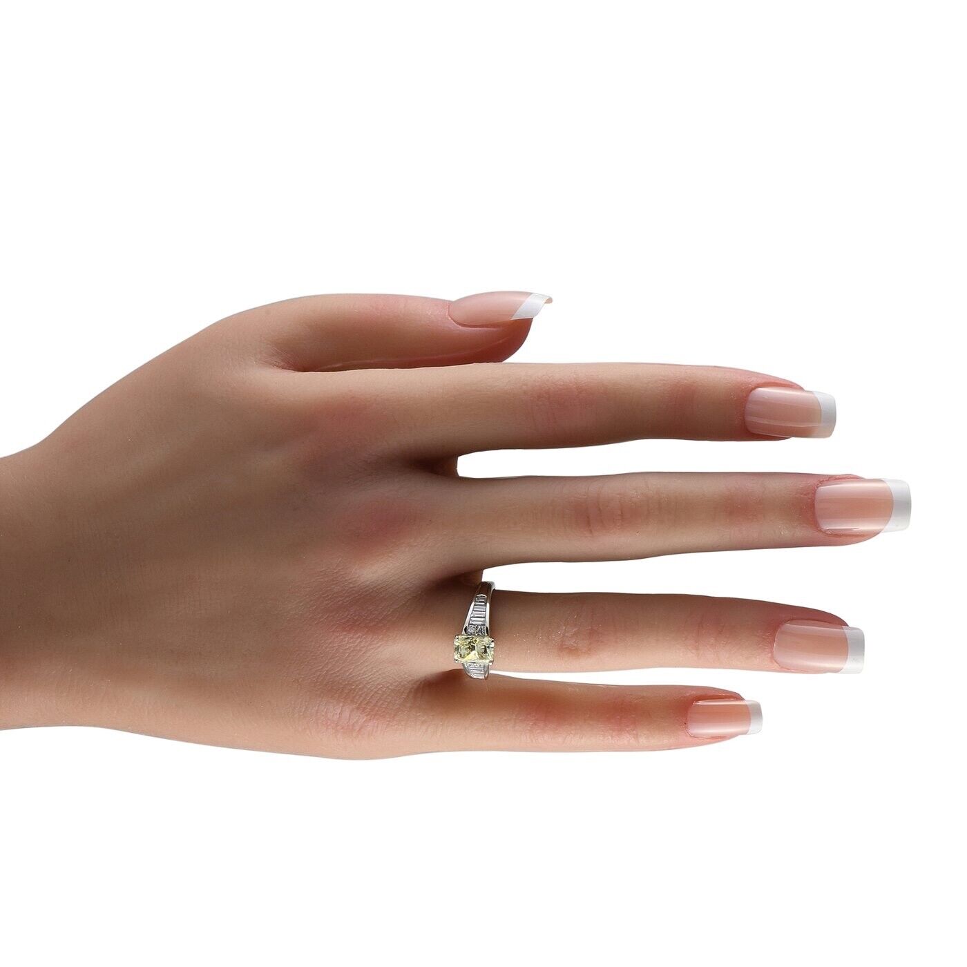 Beautiful Platinum 2.12ct Diamond Ring