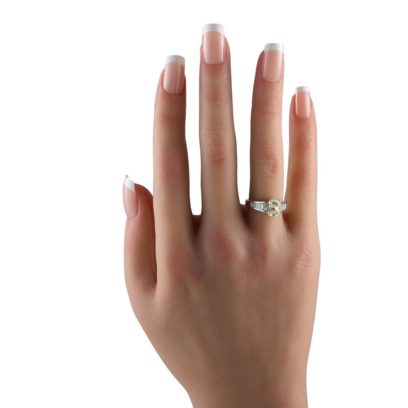 Beautiful Platinum 2.12ct Diamond Ring