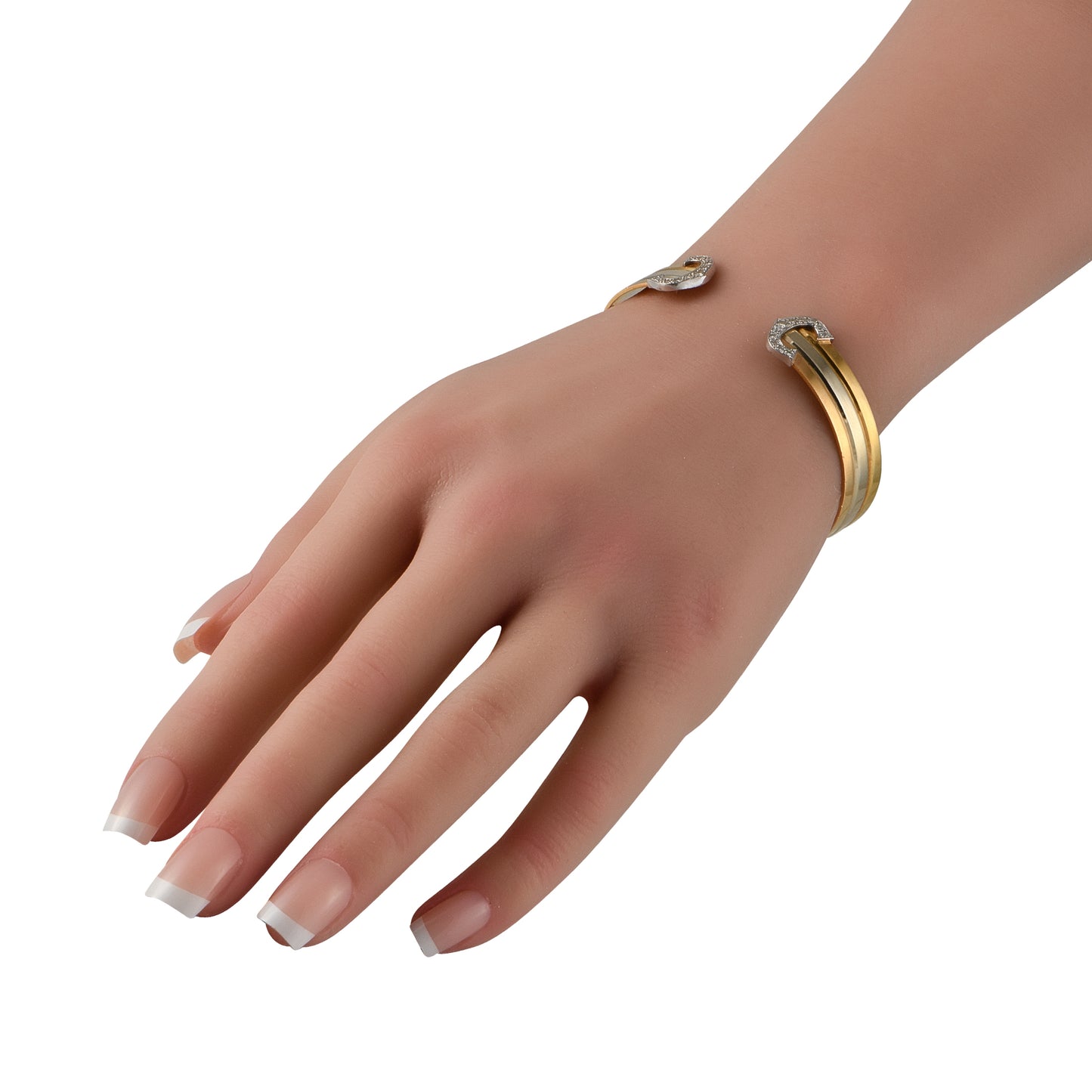 Cartier Vintage Double C Bangle Bracelet