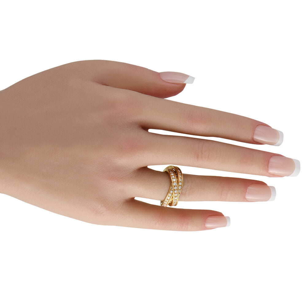 Cartier Trinity 18K Yellow Gold Ring