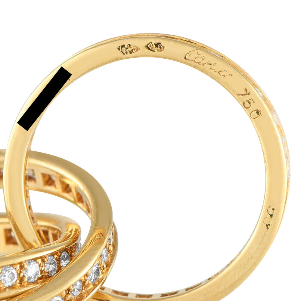 Cartier Trinity 18K Yellow Gold Ring