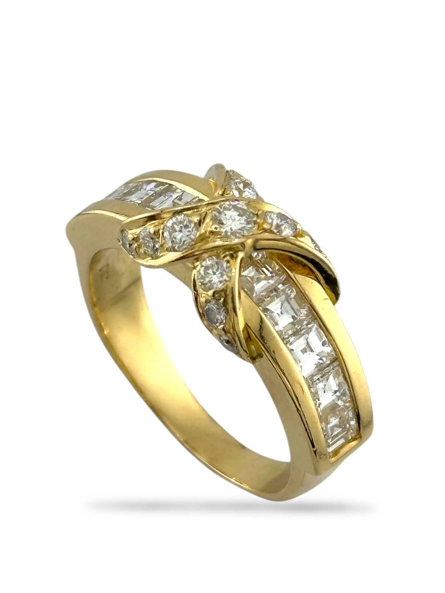 Vintage Tiffany & Co. 18K Yellow Gold Ring with 1.50ct. Diamonds