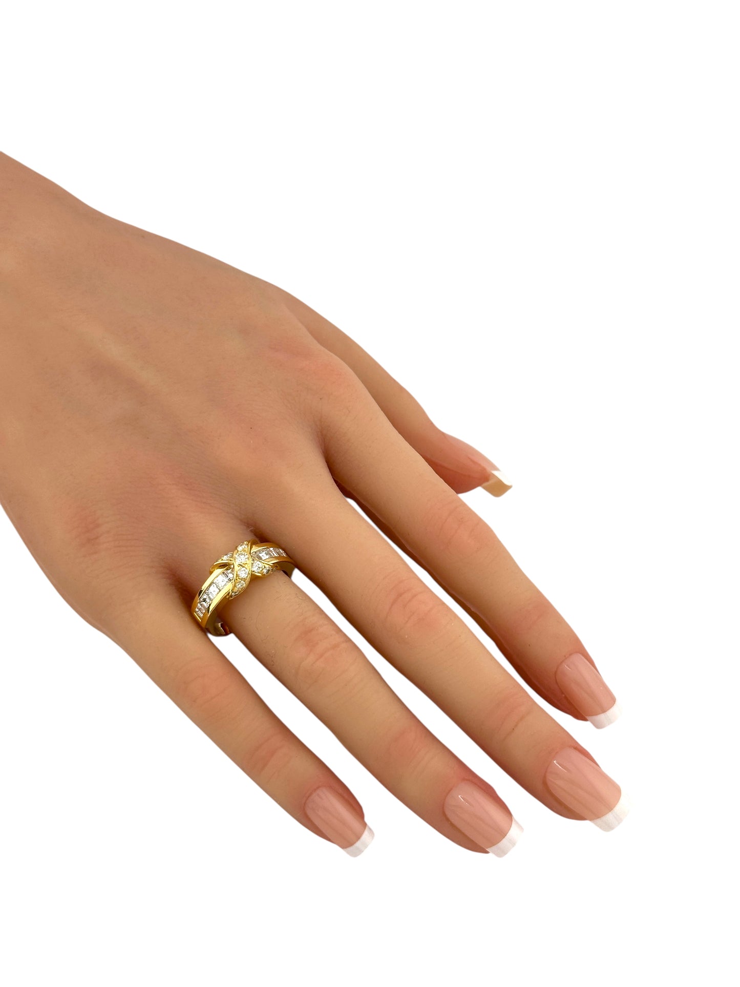 Vintage Tiffany & Co. 18K Yellow Gold Ring with 1.50ct. Diamonds