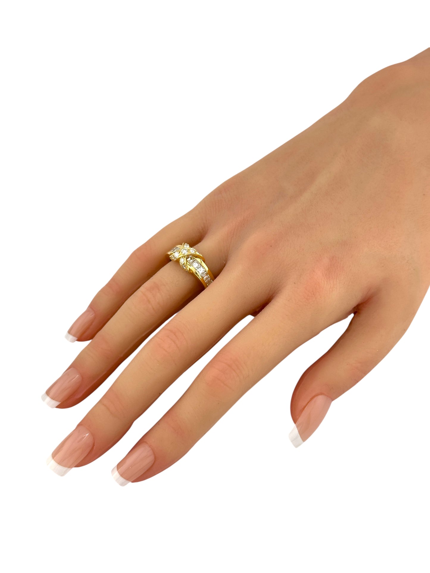Vintage Tiffany & Co. 18K Yellow Gold Ring with 1.50ct. Diamonds