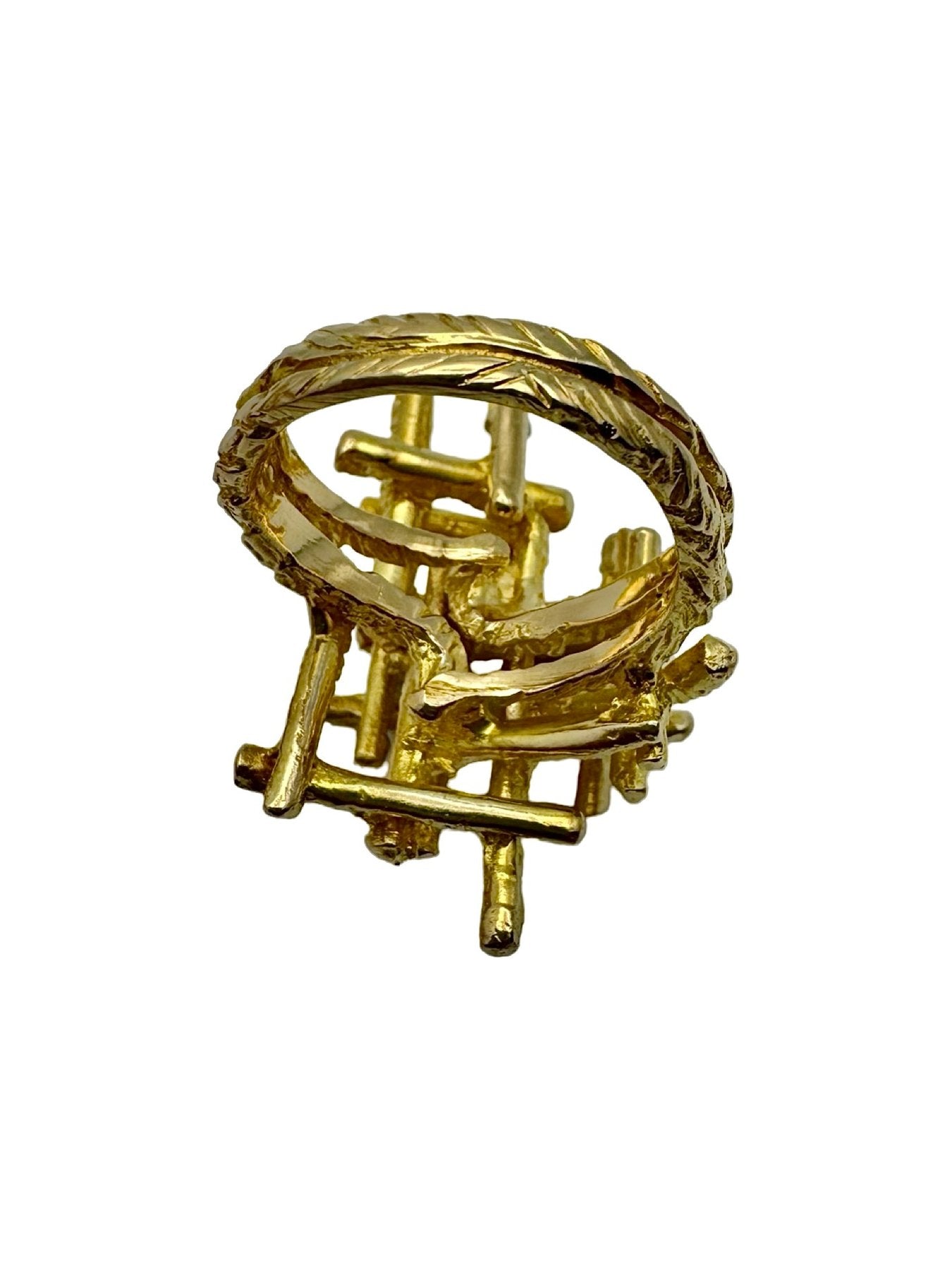 Ring - 14 kt. Yellow gold - 0.56ct. tw. Diamond (Natural)
