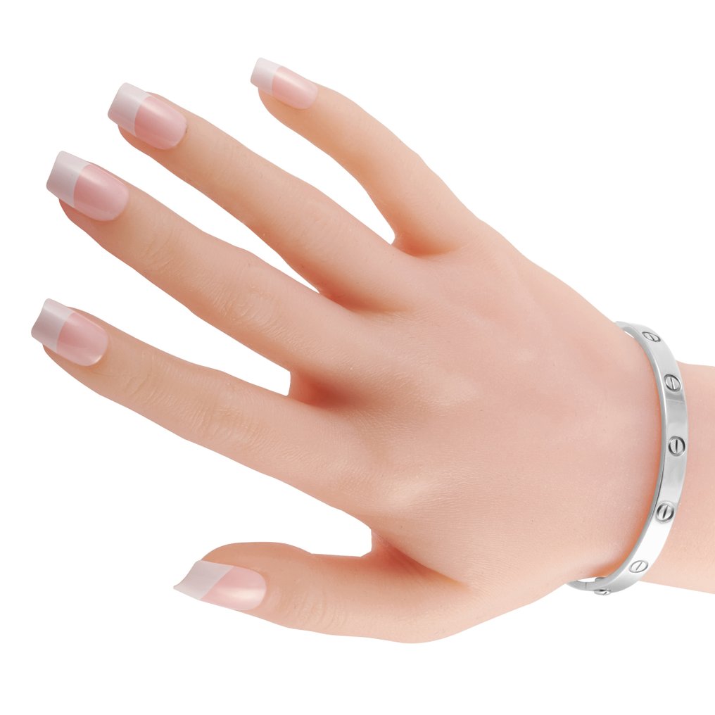 Cartier - Bracelet - 18 kt. White gold, LOVE 18K White Gold Bracelet Size 17