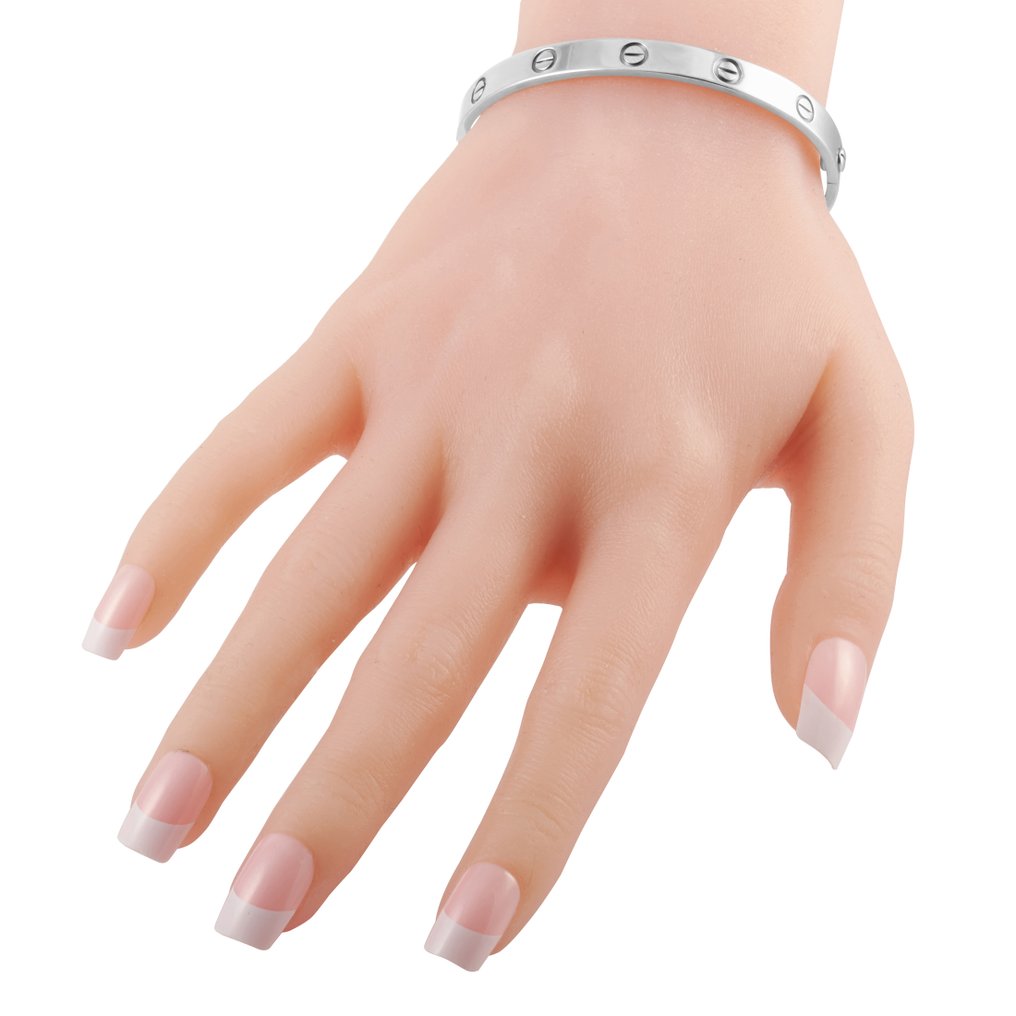 Cartier - Bracelet - 18 kt. White gold, LOVE 18K White Gold Bracelet Size 17