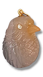 A Faberge Jeweled Gold Agate Model, Workmaster Henrik Wigstrom, St. Petersburg, 1908-1917 Pendant