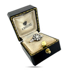 K. Faberge 56K Rose Gold 1.45ct Diamond Ring