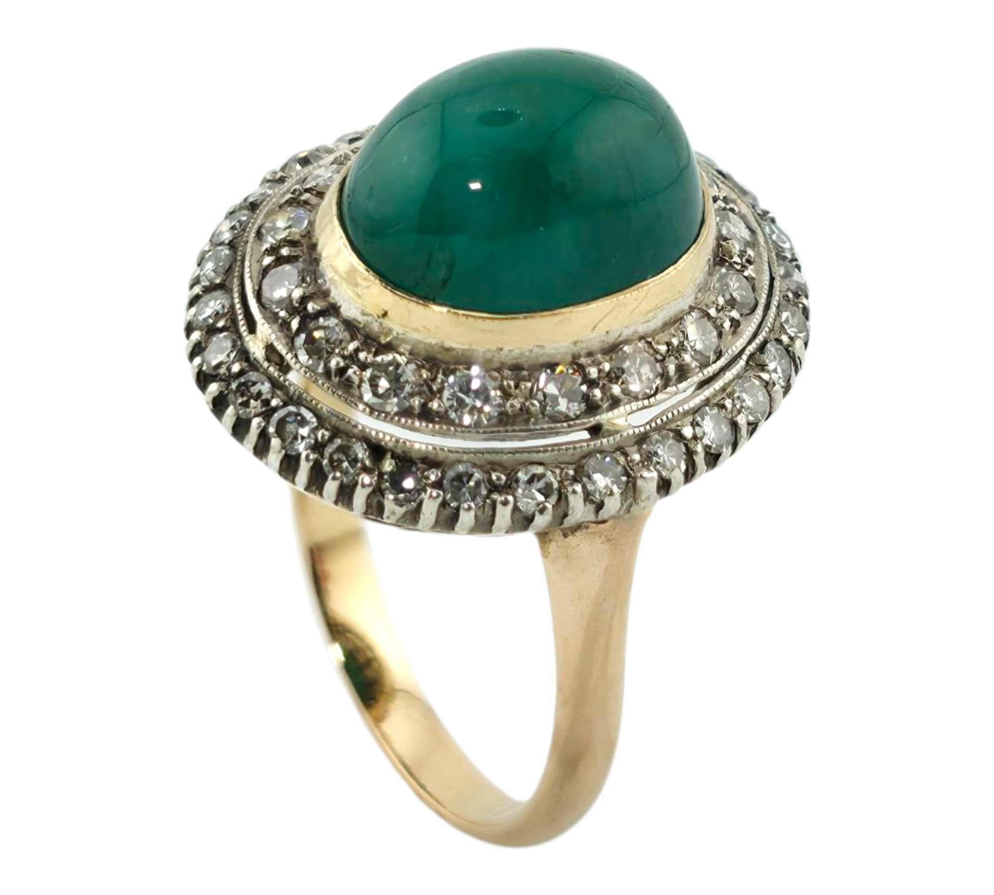 Antique 14K Gold and Diamond Women's Ring