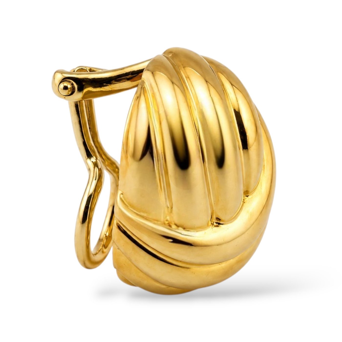 Cellini 18K Gold Clip-On Earrings