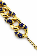 Hidalgo 18K Yellow Gold Enamel Bracelet
