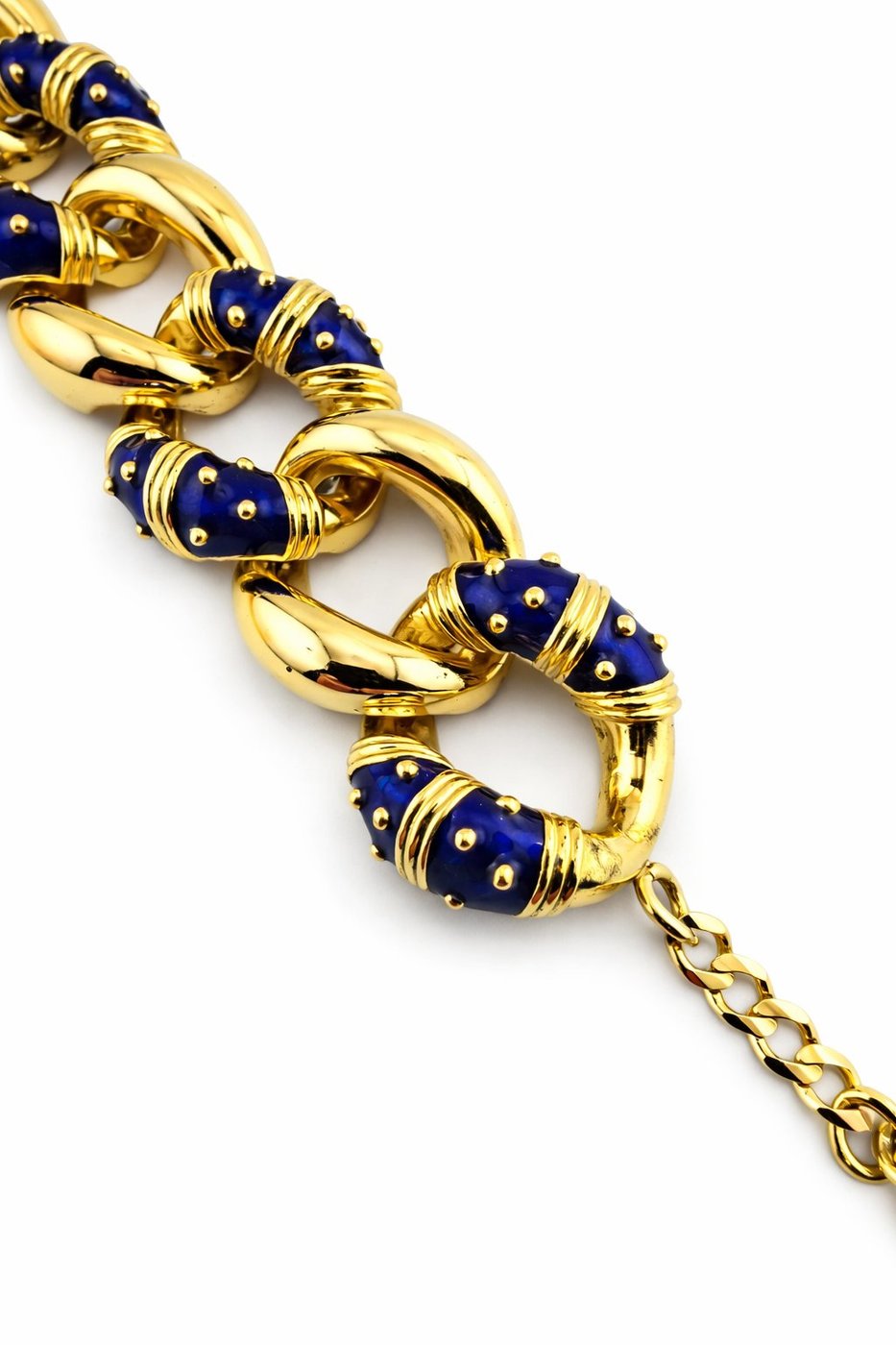 Hidalgo 18K Yellow Gold Enamel Bracelet