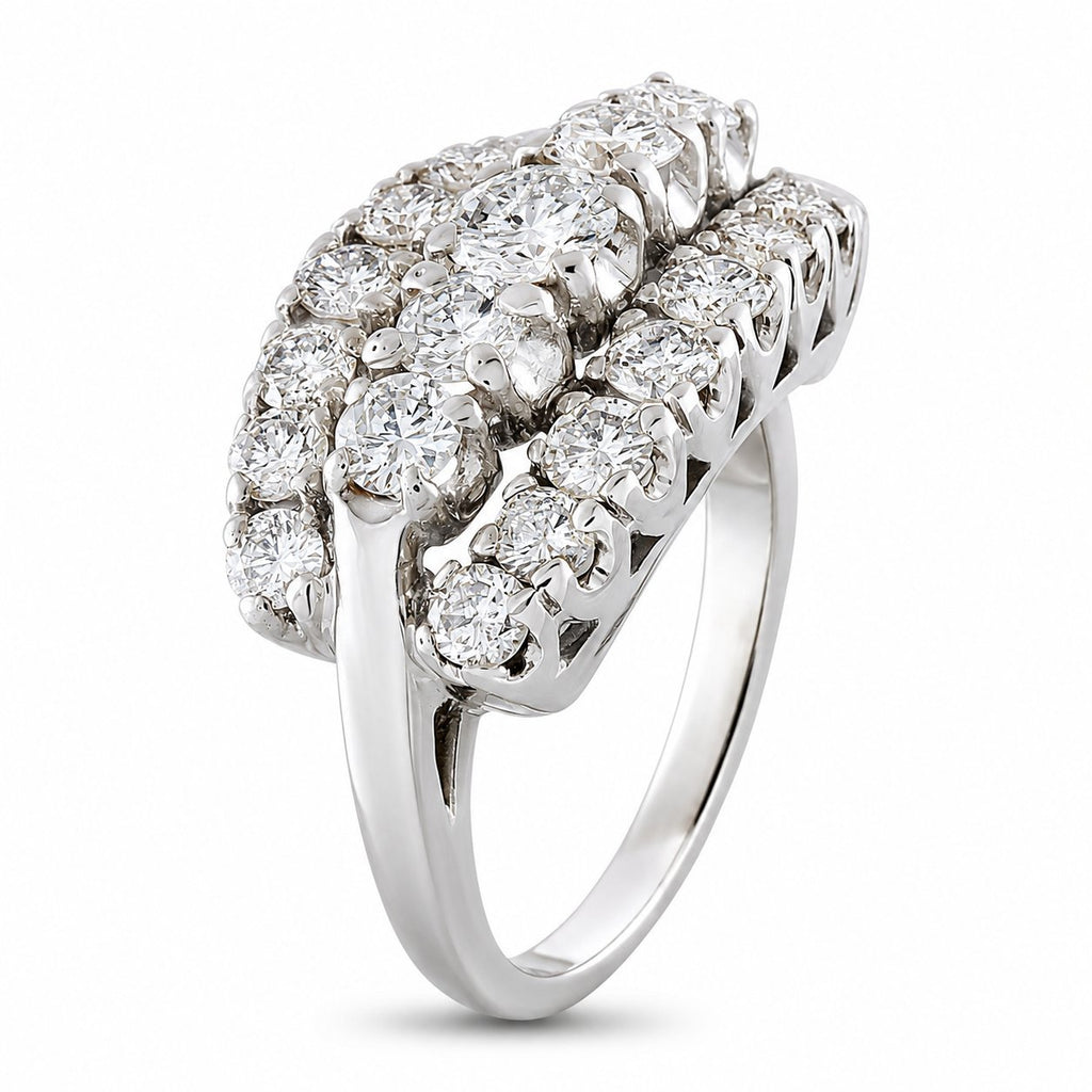 14K White Gold and 3.0ct Diamond Ring