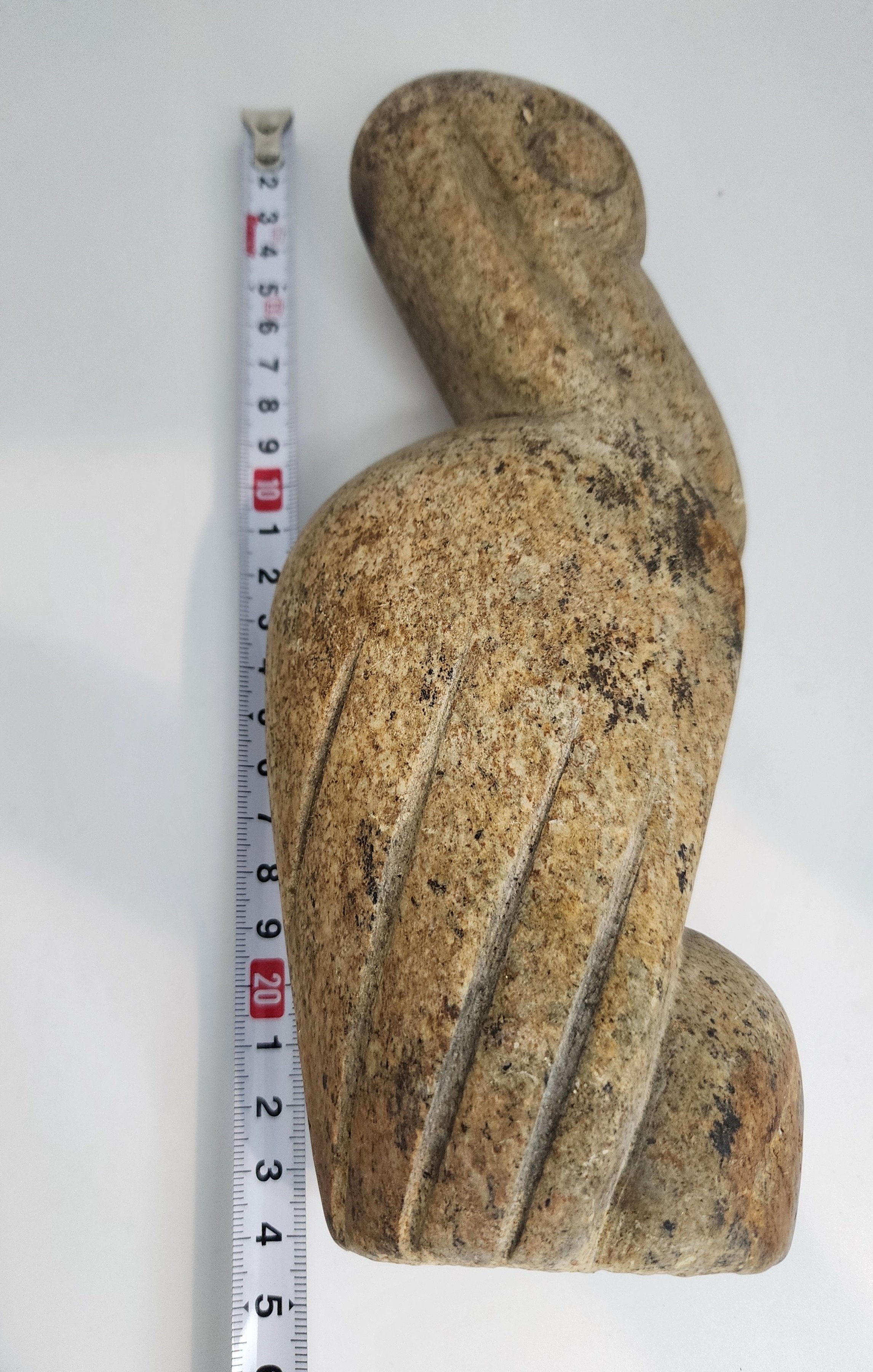 Ancient Stone Pelican Large 24 cm Statue