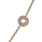 Bvlgari B.zero1 18K Rose Gold Diamond and White Ceramic Tassel Lavalier Necklace