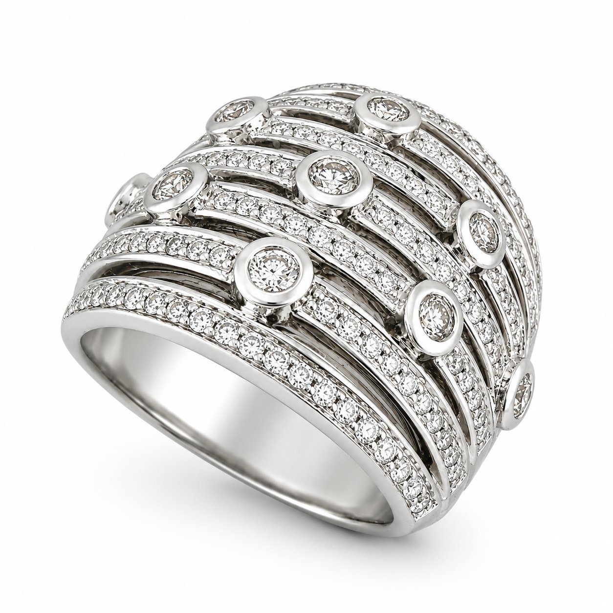 18K White Gold 1.50ct Diamond Ring