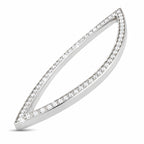 14K White Gold 0.60ct Diamond Marquise Pendan