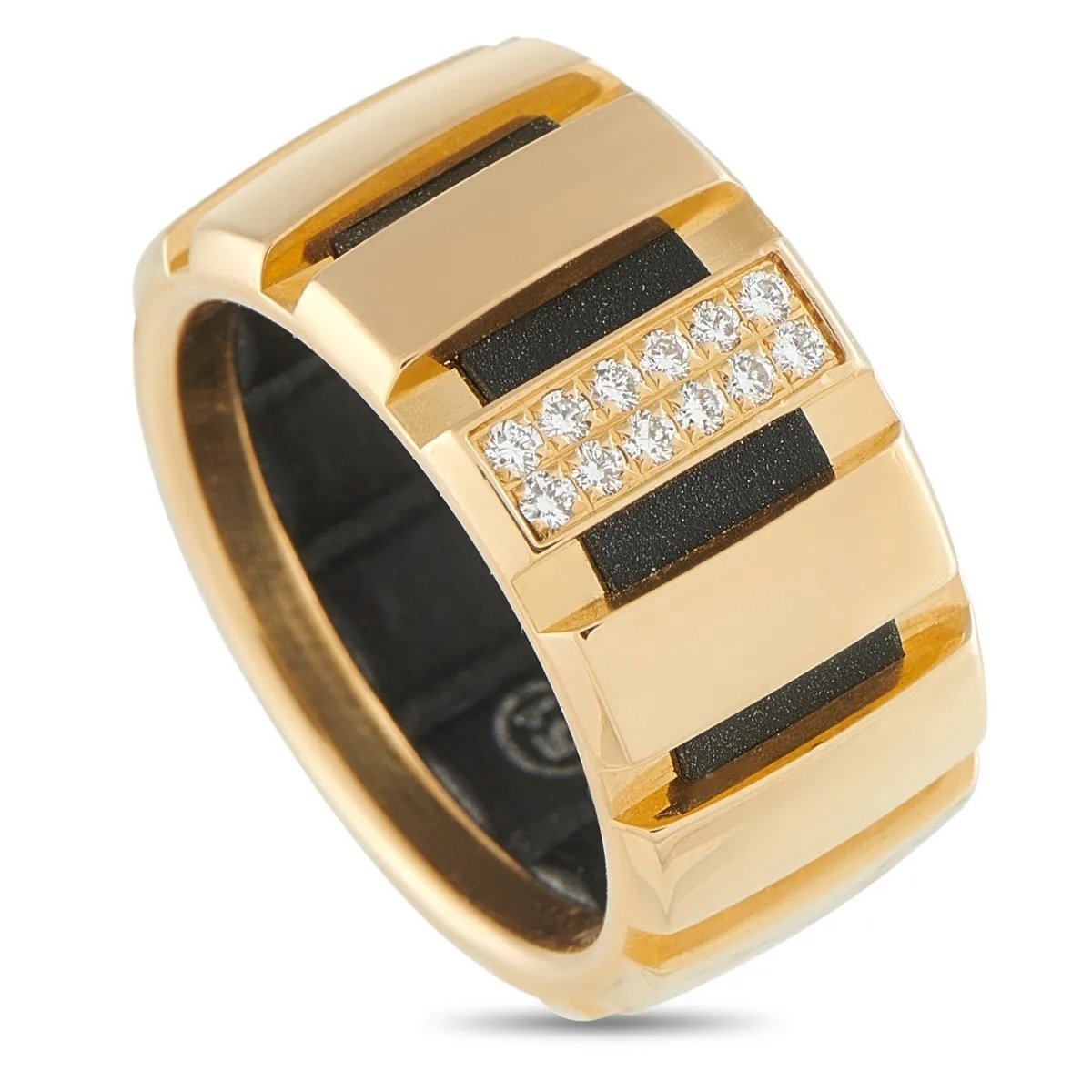 Chaumet - 18 kt. Yellow gold, CHAUMET 18K Yellow Gold and DiamondClass One  Band Ring Diamond (Natural)