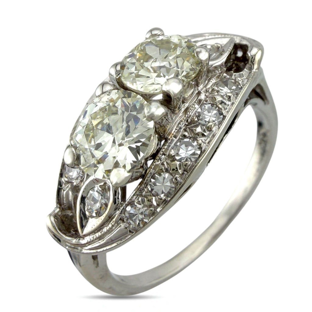 14K White Gold and 0.7ct Diamond Ring