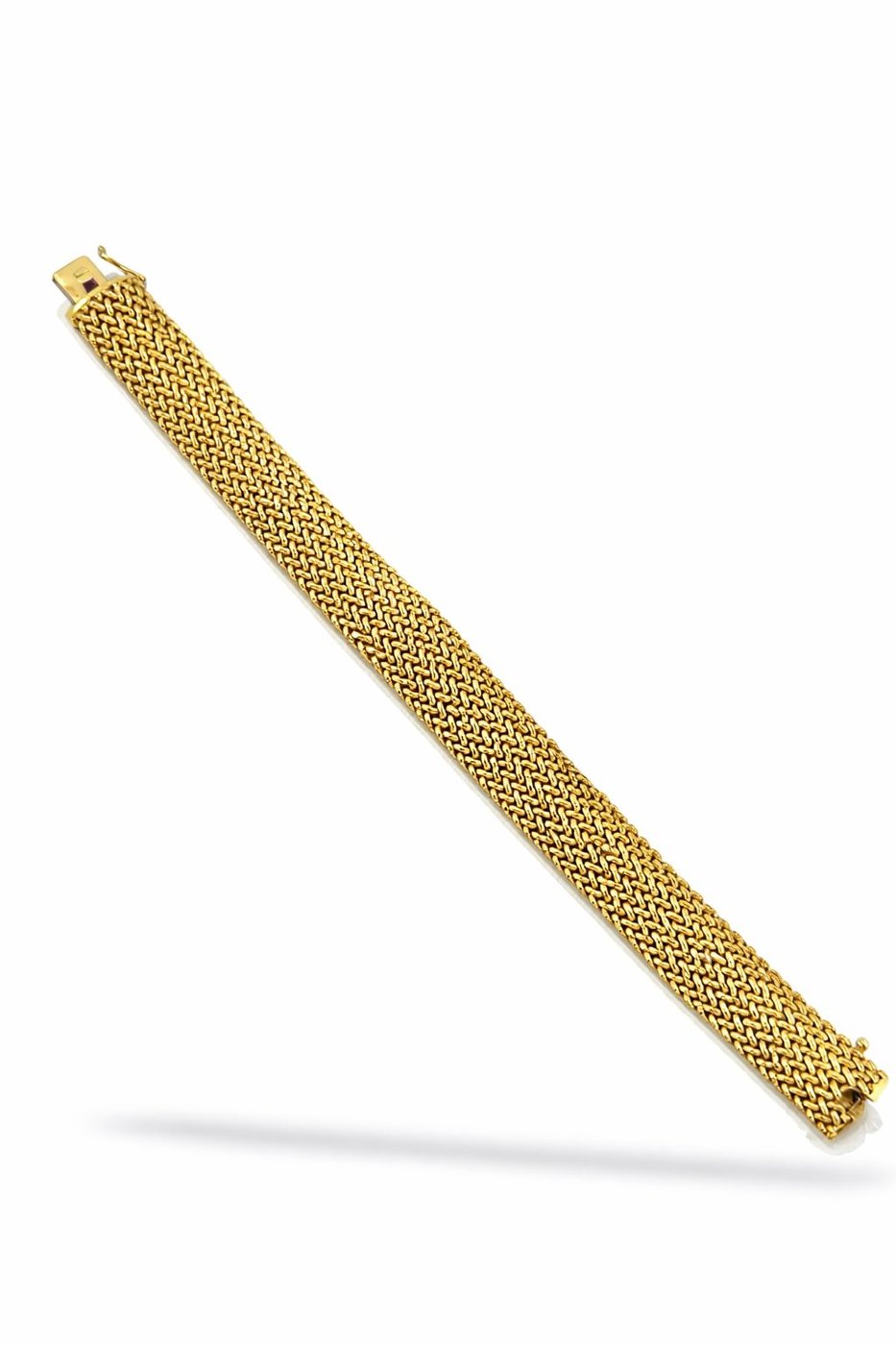 Tiffany & Co. 14K Gold Woven Bracelet Watch