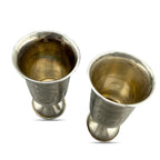 Imperial Russian 84 Zolotnik Silver Set of Antique Cups