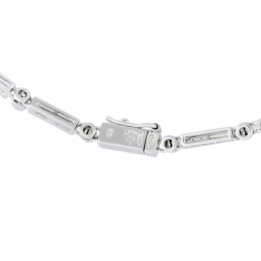 18K White Gold 2.59ct Multi-Diamond Necklace