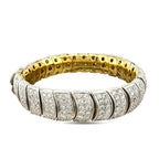18K Gold Flexible 5.0ct Diamond Bracelet