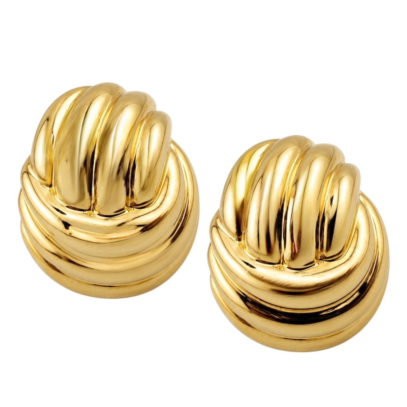 Cellini 18K Gold Clip-On Earrings