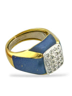 Bellarri 18K Enameled Gold Diamond Ring
