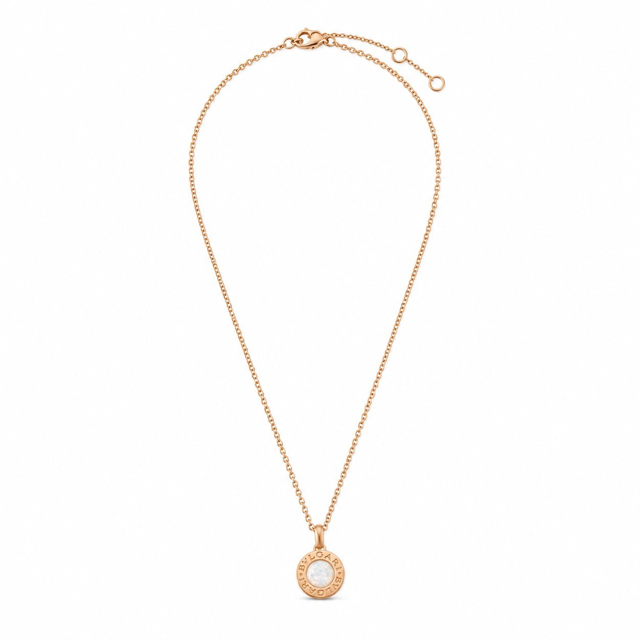 Bvlgari Bvlgari Mother of Pearl Rose Gold Necklace