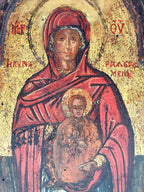 17th Century  Century Antique Greek Triptych Icon