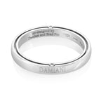 DamianiD.Side Brad Pitt Platinum 4-Diamond Band Ring