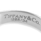 Tiffany & Co. 18K White Gold Pink Tourmaline & Diamond Dome Ring