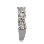 18K White Gold Wedding Band