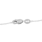 14K White Gold and Diamond Love Pendant Necklace
