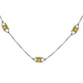 18K Multi-Tone Gold & Diamond Necklace