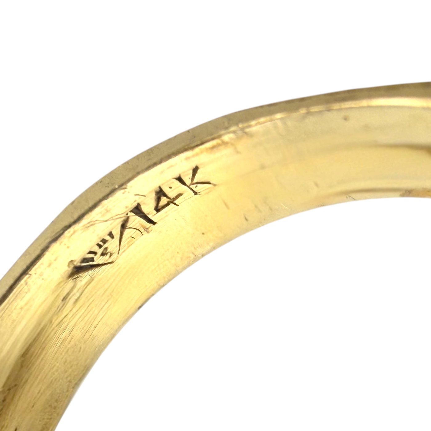14K Yellow Gold Vintage 8.00ct Turquoise Ring
