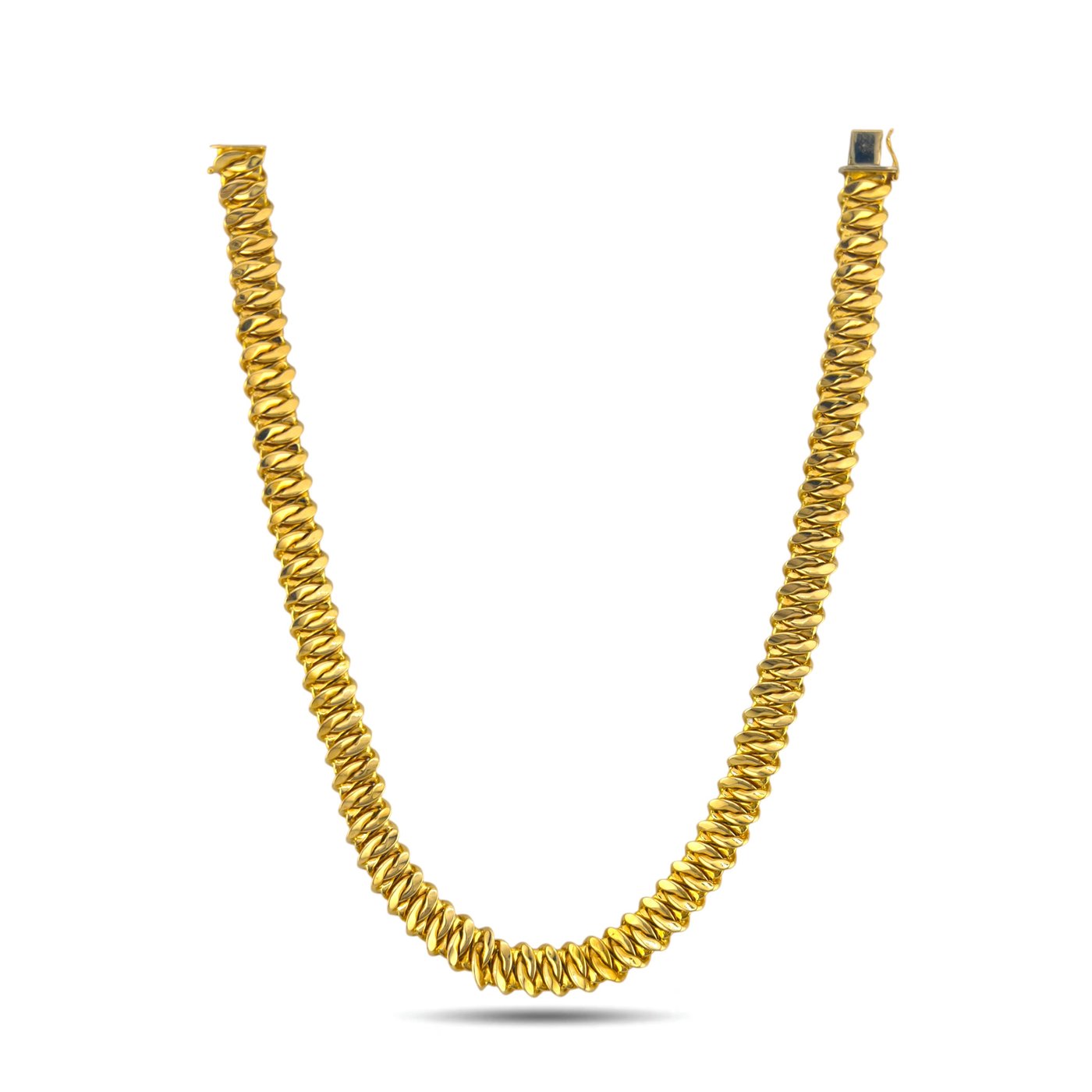 Italian 14K Yellow Gold Link Necklace