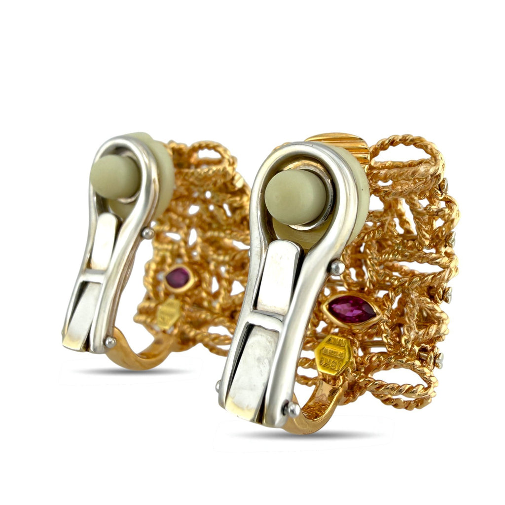 18k Rose Gold & 2.50ct Diamond Necklace and Earrings Set - 2.50ct. tw. Diamond