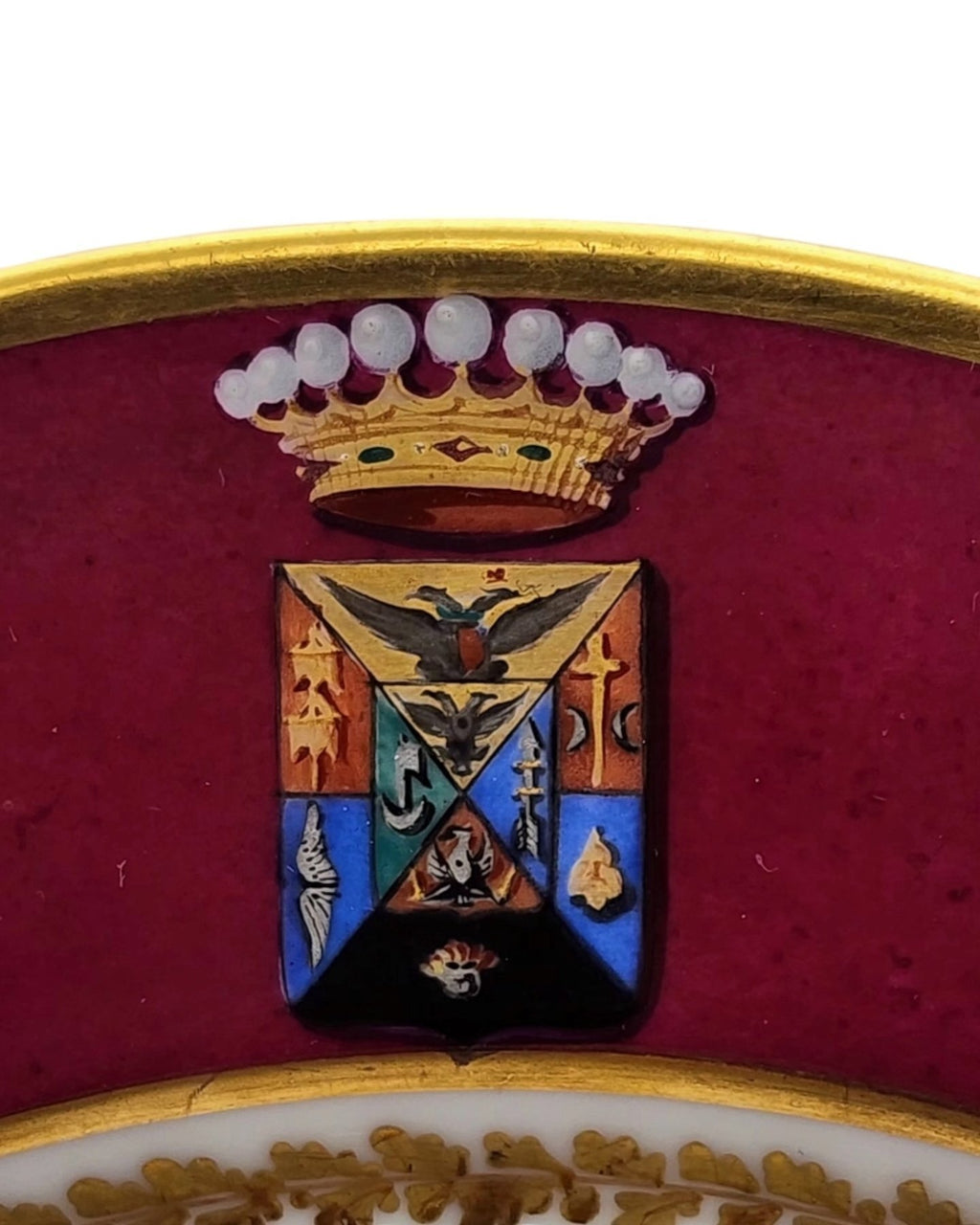 Armorial Plate with Coat of Arms for Count Bezborodko