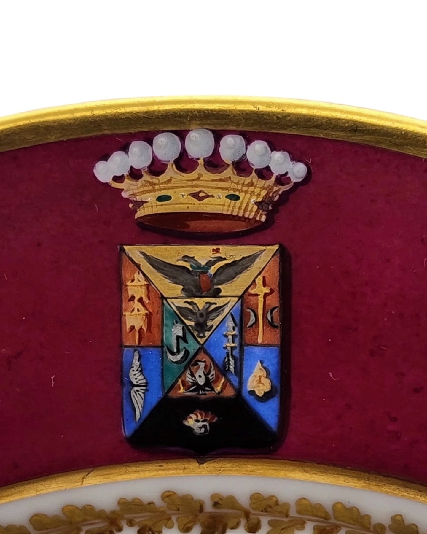 Armorial Plate with Coat of Arms for Count Bezborodko