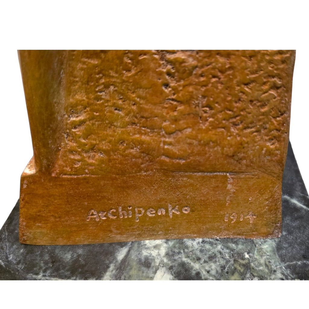 After A. Archipenko A Bronze Sculpture Nude 45.7 cm