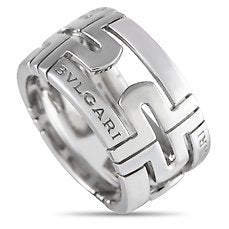Bvlgari - Ring - 18 kt. White gold, Parentesi 18K White Gold Ring